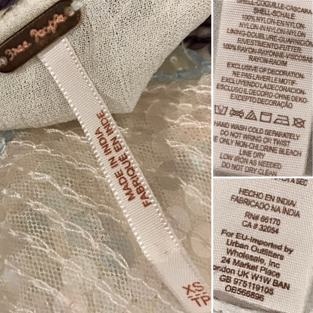 Beaded Sequin Asymmetrical Camisole Top - RARE - Picture 15 of 17